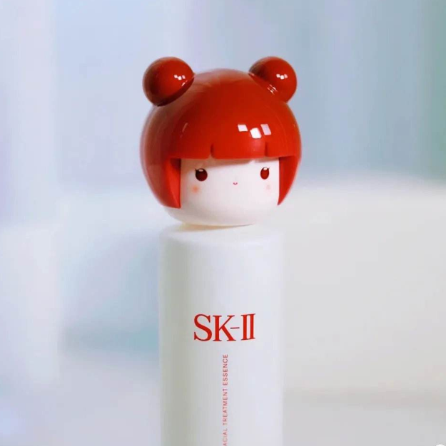 sk-ii 春日娃娃日本本土版神仙水护肤精华露 红色 230ml