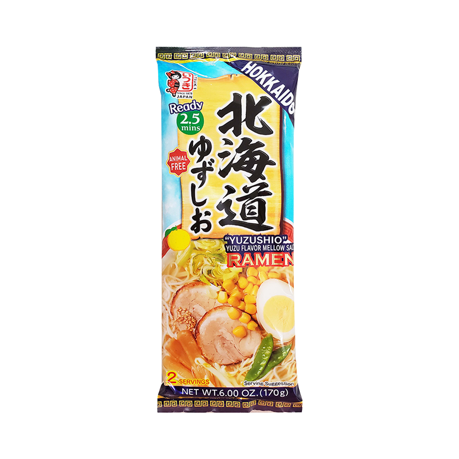 itsuki 五木食品 北海道柚子盐美味爽滑拉面 170g