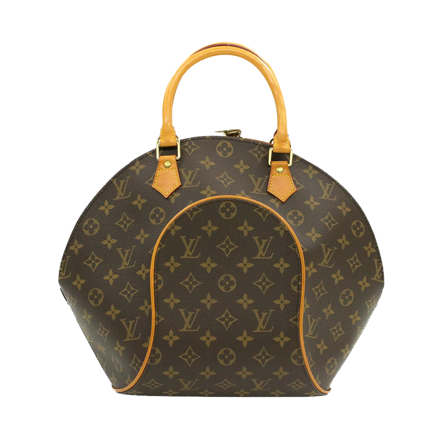 【中古】louis vuitton 路易威登 ellipse老花手提贝壳包 mm中号 ab