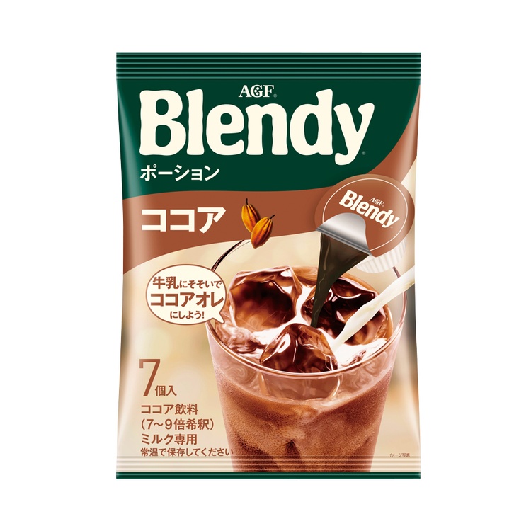 AGF Blendy Potion 美味浓缩液体胶囊饮料可可21g×7个× 6袋_AGF Blendy