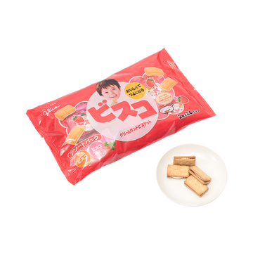glico 格力高 bisco大袋乳酸菌夹心饼干组合装 48枚