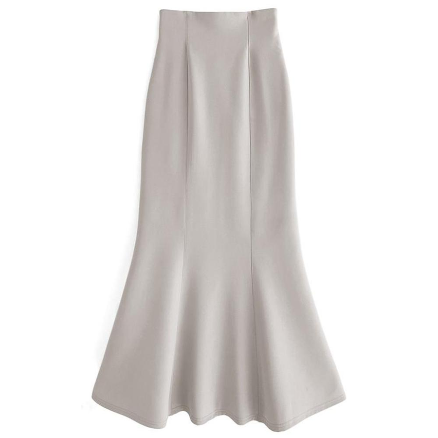 GRL 开衩美人鱼裙 灰褐色 M 品番:dk988(一件包邮)