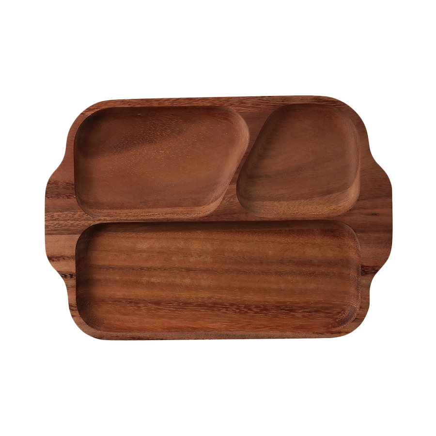 francfranc 木质餐盘 深棕色