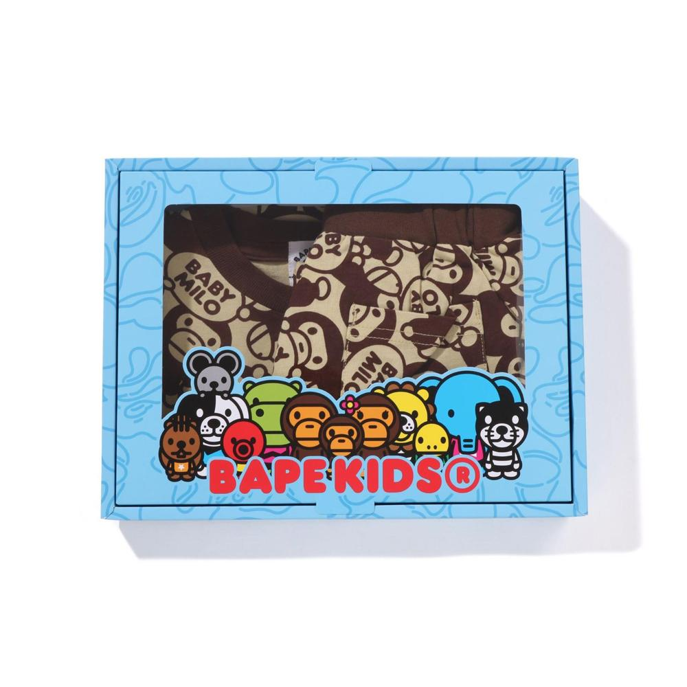 bape solid baby milo 儿童夏装套装