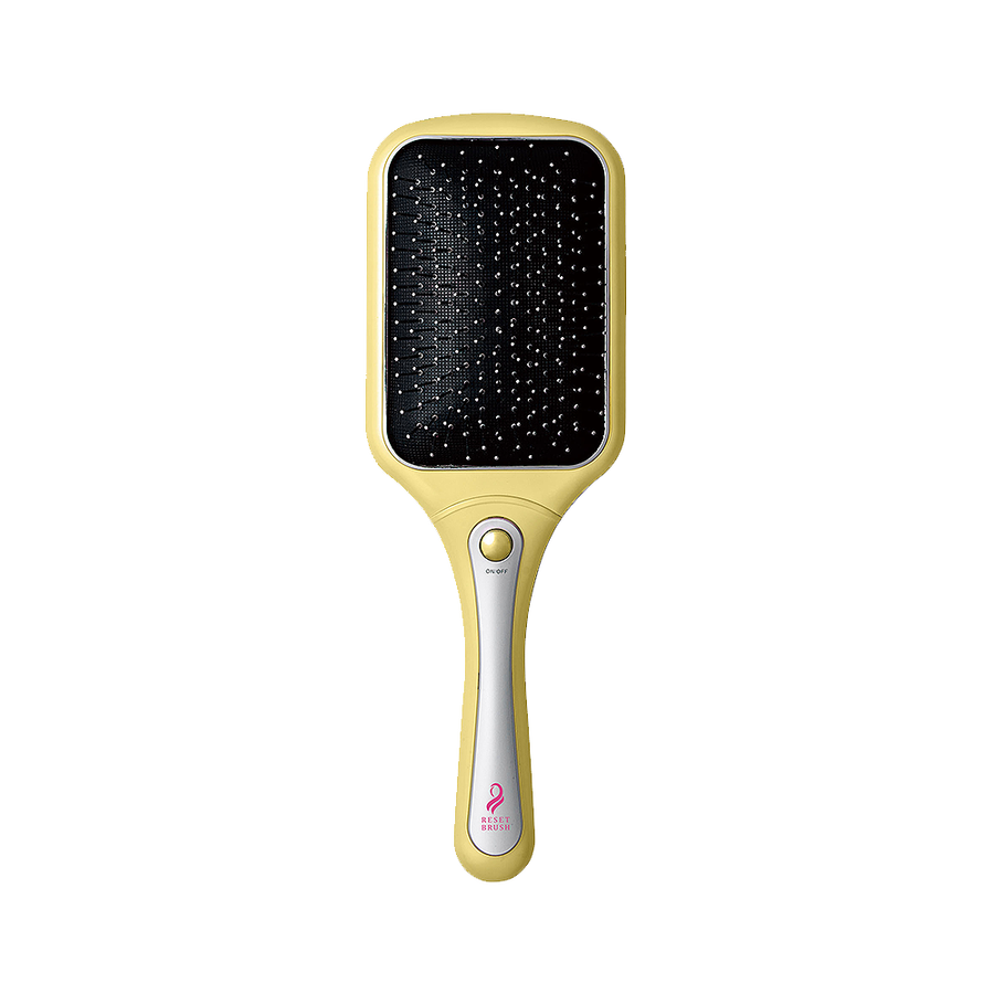 自营koizumi 小泉成器 音波电动梳 气垫型 黄色 1把