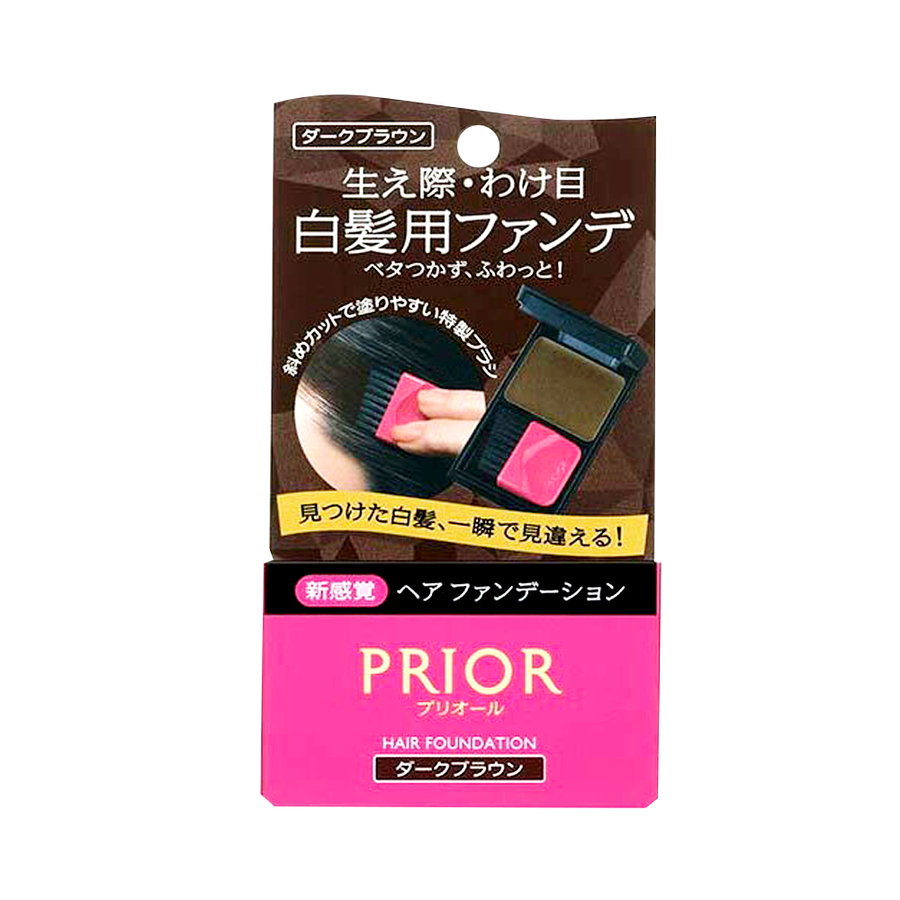 SHISEIDO 资生堂 防水不易脱色保湿遮盖白发粉饼膏 深棕色 3.6g