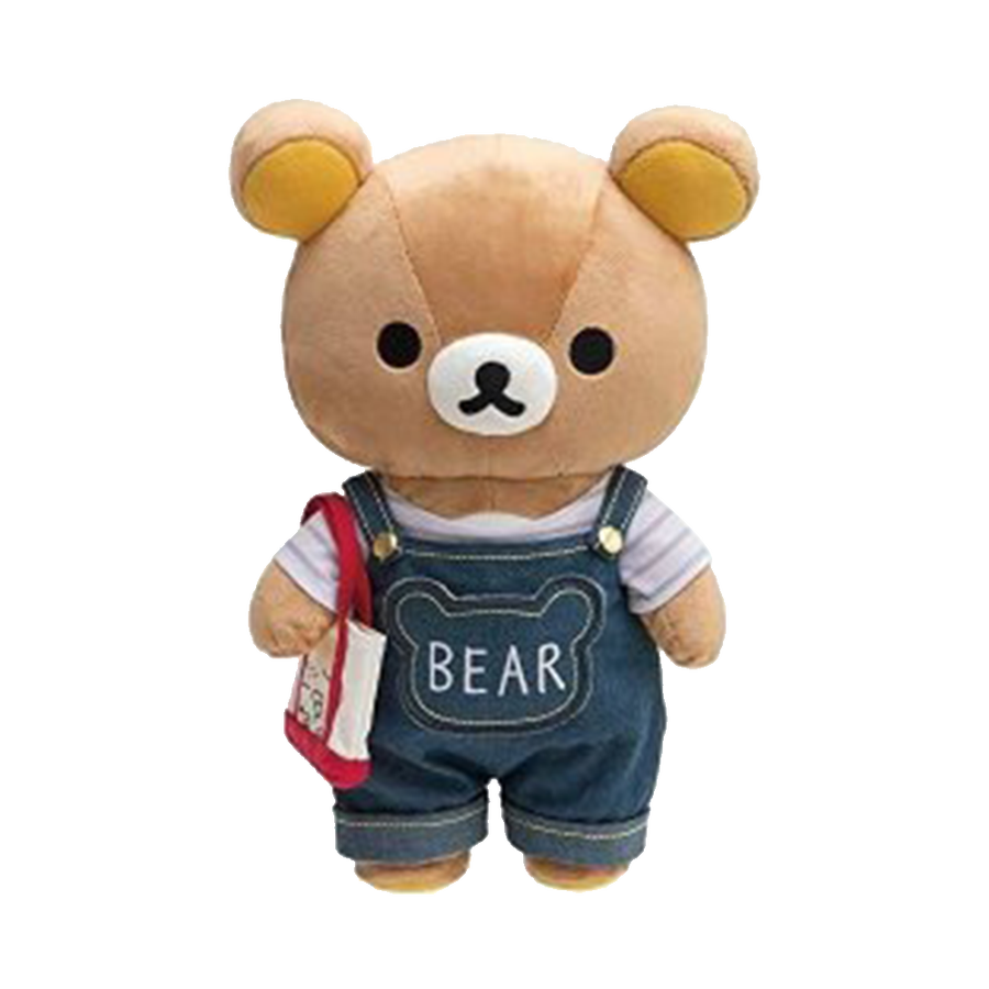 rilakkuma 轻松熊 休闲风装扮轻松熊毛绒玩具 1个