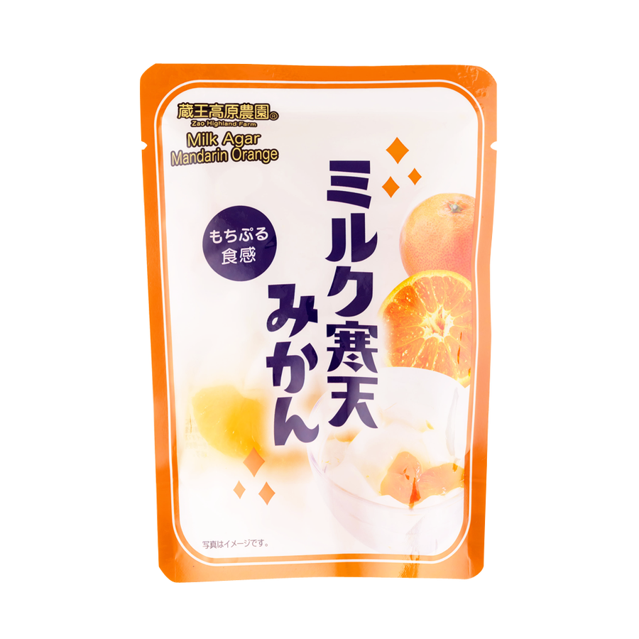 和歌山产业 藏王高原农园 美味q弹牛奶果肉果冻 橘子 180g